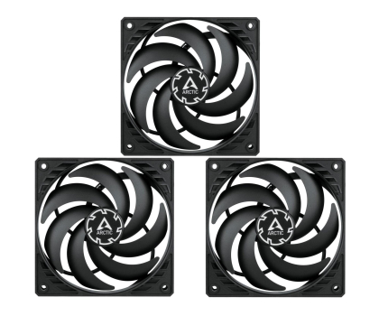 Wentylator Arctic P12 Slim PWM PST 3 Pack 3x120mm
